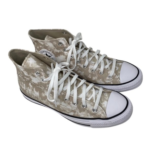 Converse Ctas High Top Shoes Men’s Size White Beach Stone Canvas Skate A06003C - Picture 4 of 11